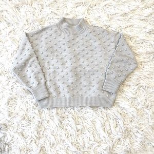 Misha & Puff Adult Popcorn Sweater - Cloud